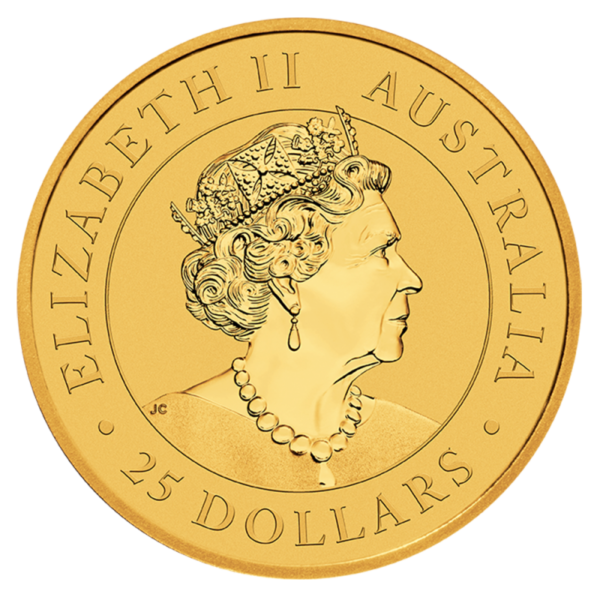 1/4 oz Kangaroo Gold Coin (2021)(Back)