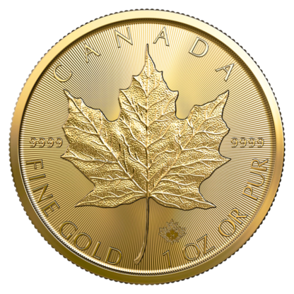 1 oz Maple Leaf Gold Coin (2021)(Front)