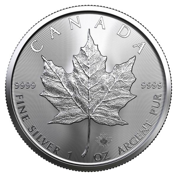 1 oz Silver Maple Leaf Coin (2021)(Front)