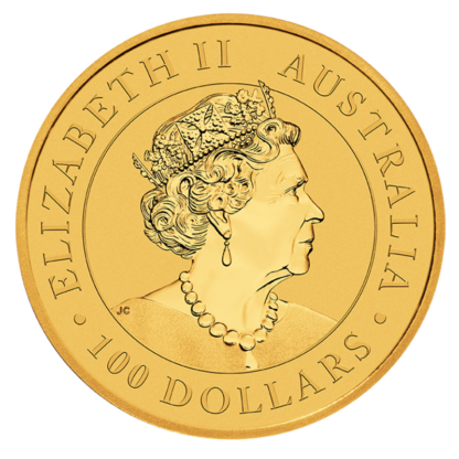 1 oz Kangaroo Gold Coin (2021)(Back)