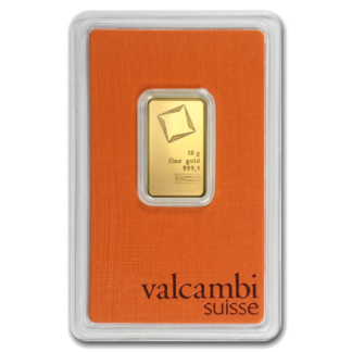 10g Gold Bar | Valcambi(Front)