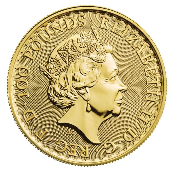 1 oz Britannia Gold Coin (2021)(Back)