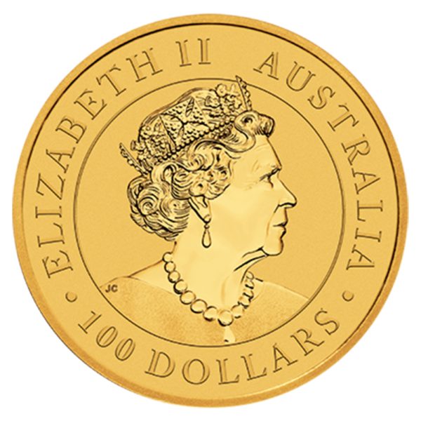 1 oz Perth Mint Emu Gold Coin (2021)(Back)