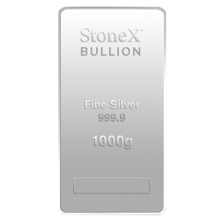 1 Kilo Coin Bar | Silver | StoneX(Front)