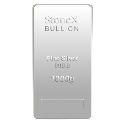 1 Kilo Coin Bar | Silver | StoneX(Front)