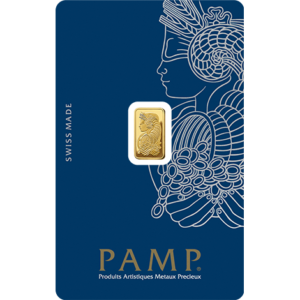 1g Gold Bar | PAMP Fortuna(Front)