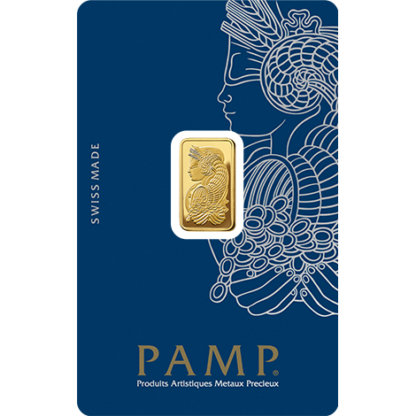 2.5g Gold Bar | PAMP Fortuna(Front)