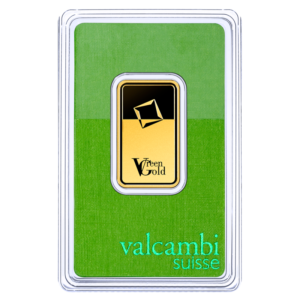 20g Gold Bar | Valcambi | Green Gold(Front)
