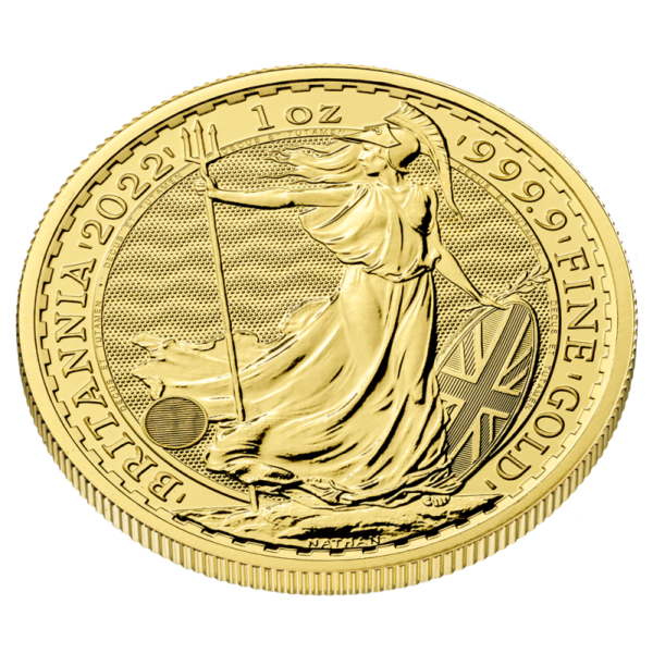 1 oz Britannia Gold Coin (2022)(Back)