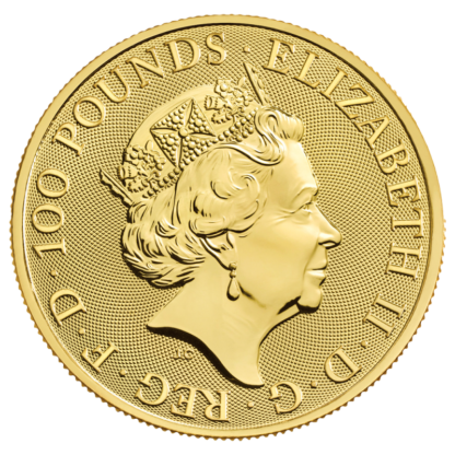 1 oz Robin Hood Gold Coin (2021)(Back)