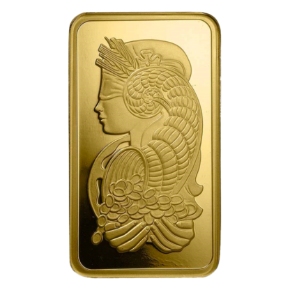 100g Gold Bar | PAMP Fortuna(Back)