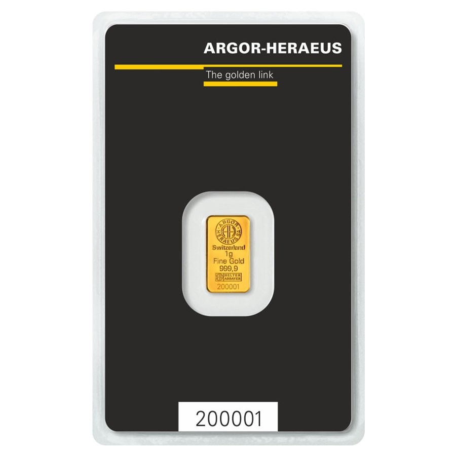 1 Gram Oro ARGOR-Heraeus KineBar 