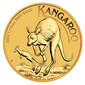 1/10 oz Kangaroo Gold Coin | 2022(Front)