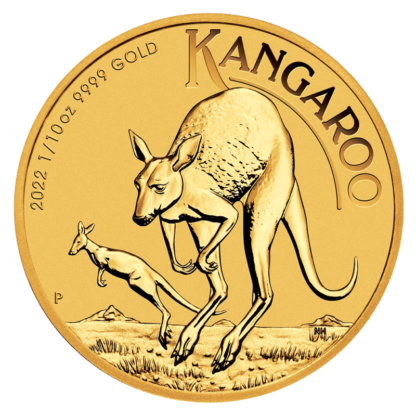 1/10 oz Kangaroo Gold Coin | 2022(Front)