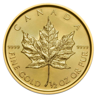 1/2 oz Maple Leaf Gold Coin | 2022(Front)