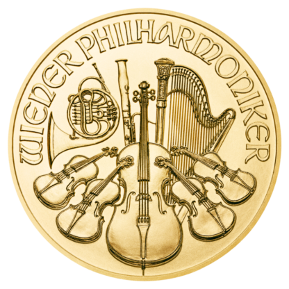 1/2 oz Vienna Philharmonic Gold Coin | 2022(Front)