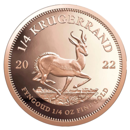 1/4 oz Krugerrand Gold Coin | 2022(Front)