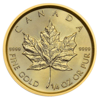 1/4 oz Maple Leaf Gold Coin | 2022(Front)