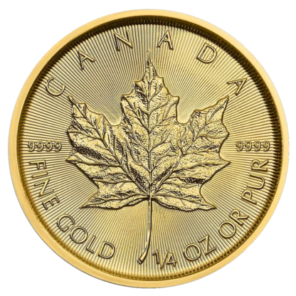 1/4 oz Maple Leaf Gold Coin | 2022(Front)