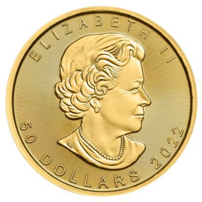 1 oz Maple Leaf Gold Coin | 2022(Back)