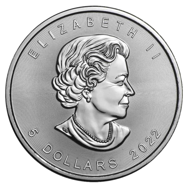 1 oz Silver Maple Leaf Coin | 2022(Back)
