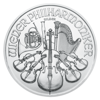 1 oz Vienna Philharmonic Silver Coin | 2022(Front)