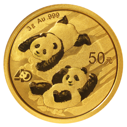 3g China Panda Gold Coin | 2022(Front)