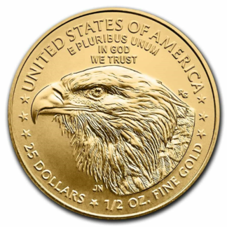 1/2 oz American Eagle Gold Coin | 2022(Front)
