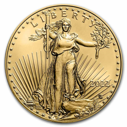 1/2 oz American Eagle Gold Coin | 2022(Back)