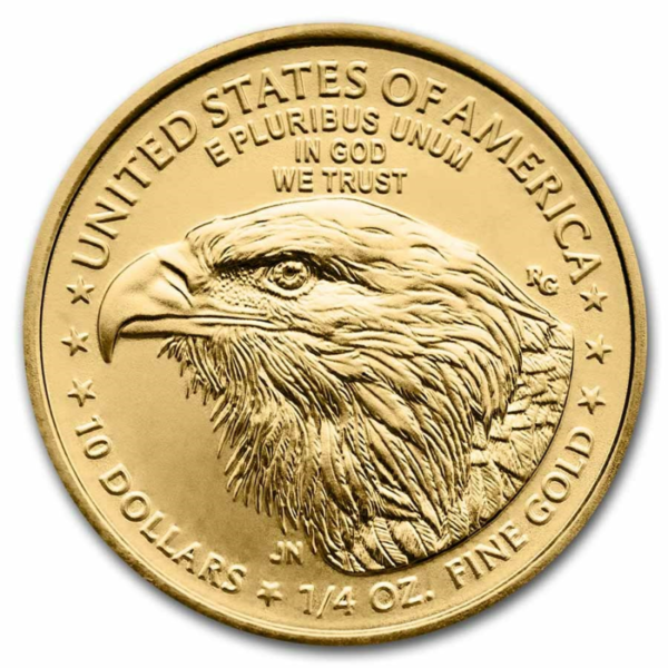1/4 oz American Eagle Gold Coin | 2022(Front)