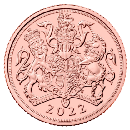 Half Sovereign Elizabeth II Gold Coin | 2022(Front)
