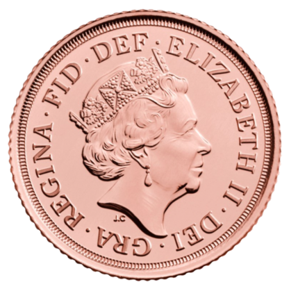 Half Sovereign Elizabeth II Gold Coin | 2022(Back)