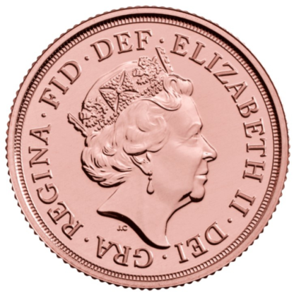 Sovereign Elizabeth II Gold Coin | 2022(Back)