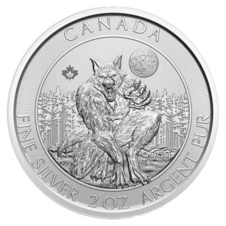 2 oz Canada Werewolf Silver Coin (2021)(Front)