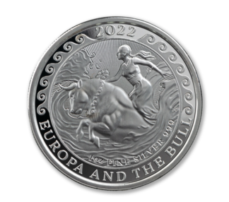 1 oz Europa Silver Coin | 2022(Front)
