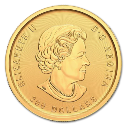 1 oz Klondike Gold Rush Panning for Gold .99999 Gold Coin | 2022(Back)