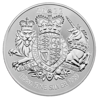 10 oz The Royal Arms Silver Coin | 2022(Front)