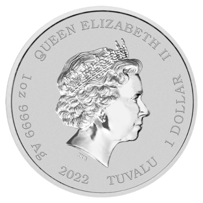 1 oz Homer Simpson Silver Coin | 2022(Back)