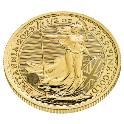 1/2 oz Britannia Gold Coin | 2023(Back)