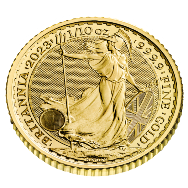1/10 oz Britannia Gold Coin | 2023(Back)