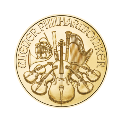 1/10 oz Vienna Philharmonic Gold Coin | 2023(Front)