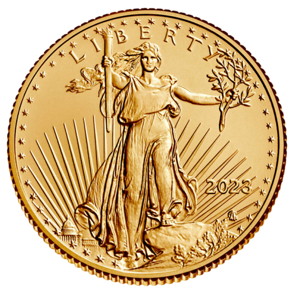 1/10 oz American Eagle Gold Coin | 2023(Front)