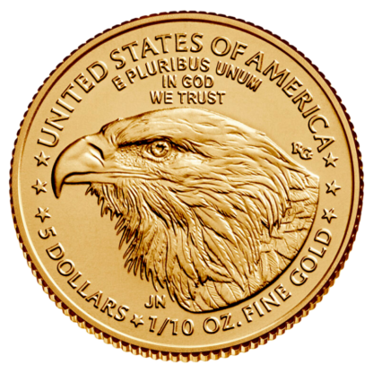 1/10 oz American Eagle Gold Coin | 2023(Back)