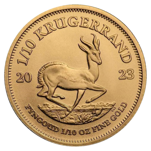1/10 oz Krugerrand Gold Coin | 2023(Front)