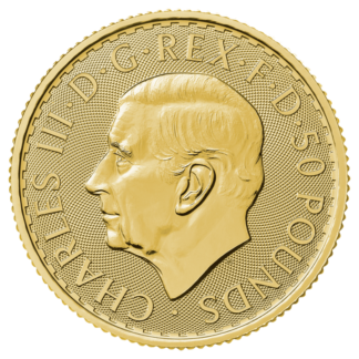 1/2 oz Britannia Charles III Gold Coin | 2023(Front)