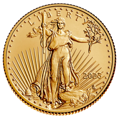 1/4 oz American Eagle Gold Coin | 2023(Front)