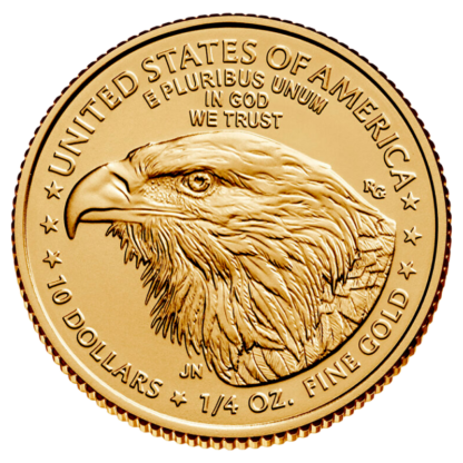 1/4 oz American Eagle Gold Coin | 2023(Back)