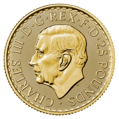 1/4 oz Britannia Charles III Gold Coin | 2023(Front)