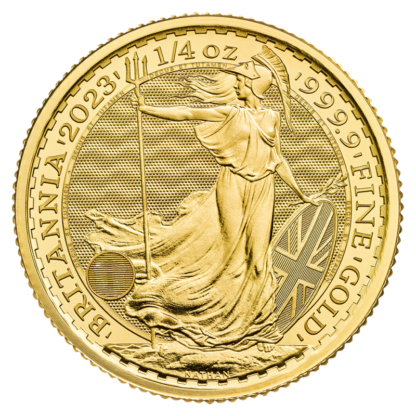 1/4 oz Britannia Charles III Gold Coin | 2023(Back)