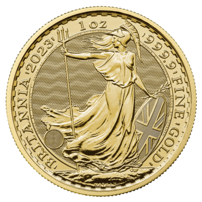 1 oz Britannia Charles III Gold Coin | 2023(Back)